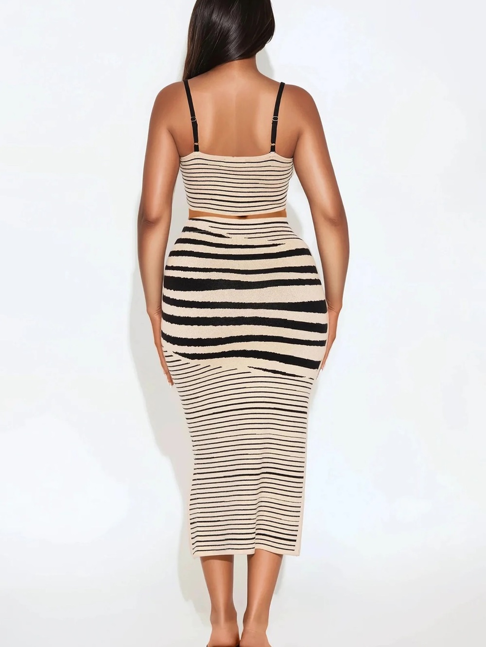 Fashion Nova Knot Your Average Sweater Knit Midi Skirt Set - Picture 7 of 8
